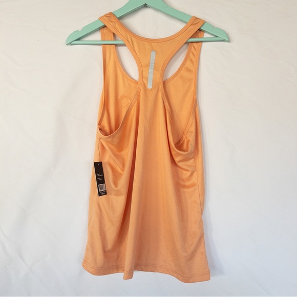 Galaxy By Harvic Tangerine Orange Racer Back Tank Top - Picture 4 of 4